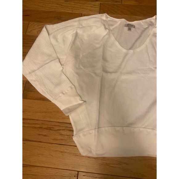 NWT Free People, women's Santa Clara Thermal, Alabaster size small - Picture 3 of 10